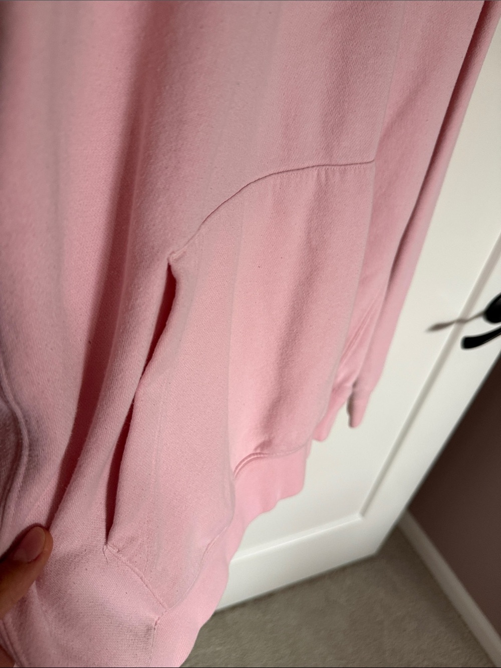Women or Men’s Nike Pink Hooded Pullover Sweatshirt - Picture 4 of 5
